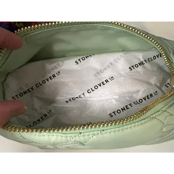 NWT Stoney Clover Lane Toiletry Bag in Pistachio - Picture 7 of 12